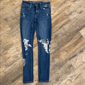 American eagle ripped jeans